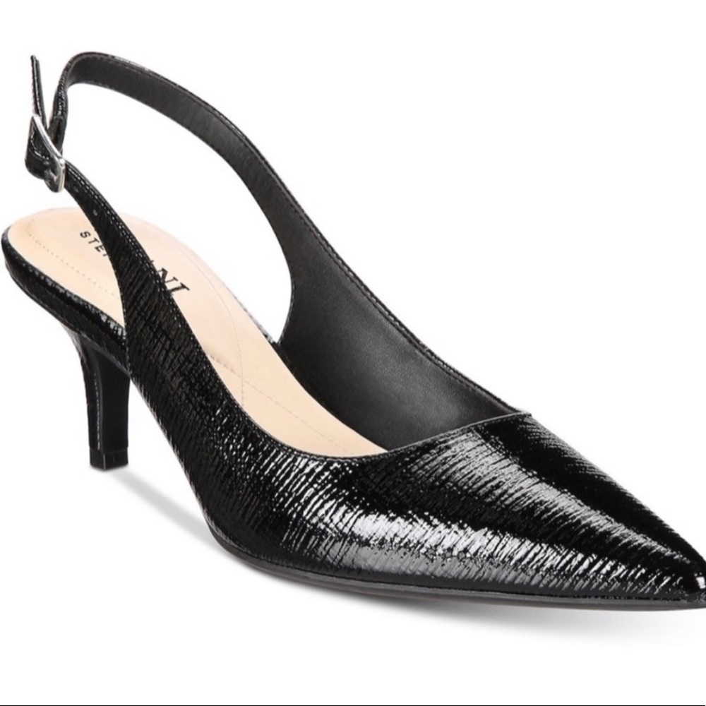 Alfani Step N Flex Patent Leather Slingbacks Sz 9